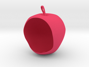 Apple Birdfeeder in Pink Smooth Versatile Plastic