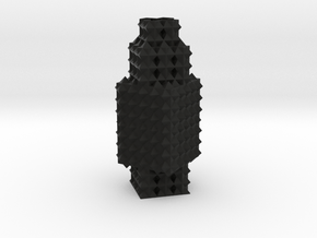 Vase Gd2107 in Black Smooth Versatile Plastic