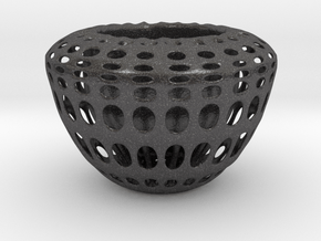 Planter (downloadable) in Dark Gray PA12 Glass Beads