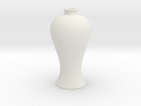 Vase 125 in White Natural Versatile Plastic