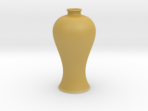 Vase 125 in Tan Fine Detail Plastic