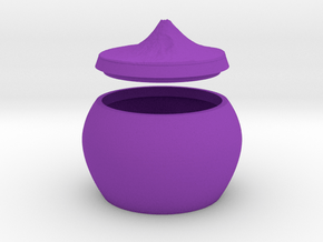Cajita Fuji in Purple Smooth Versatile Plastic