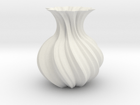 Vase 260 in White Natural TPE (SLS)