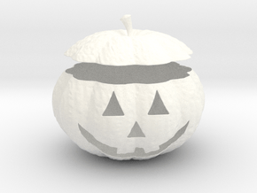 Little Pumpkin in White Smooth Versatile Plastic