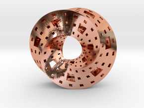 Menger Mobius  in Polished Copper