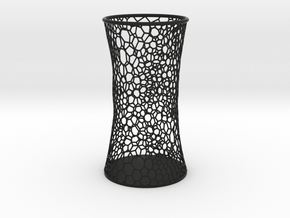 Voronoi Penholder in Black Smooth Versatile Plastic