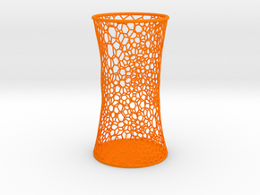 Voronoi Penholder in Orange Smooth Versatile Plastic