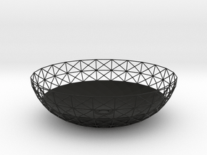 Semiwire Bowl in Black Smooth Versatile Plastic