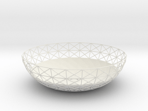 Semiwire Bowl in White Natural TPE (SLS)