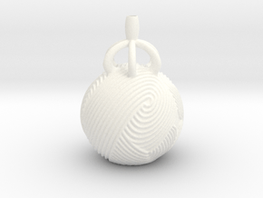 Vase 2112 in White Smooth Versatile Plastic