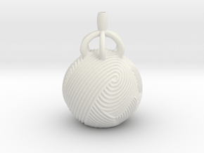 Vase 2112 in White Natural TPE (SLS)