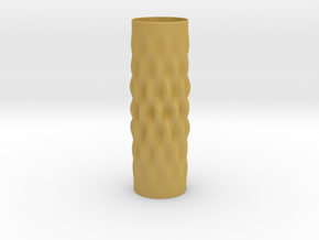 Surcos Vase in Tan Fine Detail Plastic