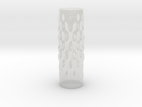 Surcos Vase in Clear Ultra Fine Detail Plastic