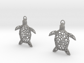Turtle Earrings in Accura Xtreme