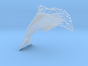Semiwire Low Poly Dolphin in Accura 60