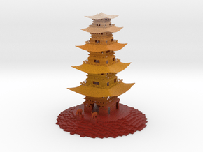 Pagoda in Matte High Definition Full Color
