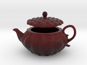 Decorative Teapot in Natural Full Color Nylon 12 (MJF)