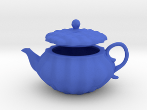 Decorative Teapot in Blue Smooth Versatile Plastic
