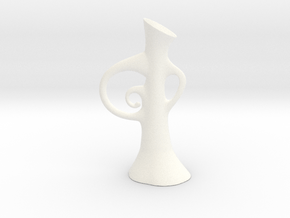 Vase 12101509 in White Smooth Versatile Plastic