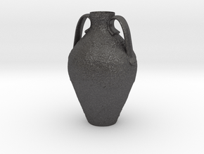 Vase AM1212 in Dark Gray PA12 Glass Beads