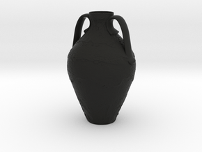 Vase AM1212 in Black Natural TPE (SLS)