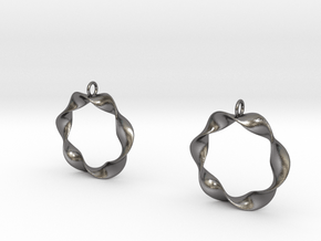 Mobius Earrings in Processed Stainless Steel 17-4PH (BJT)