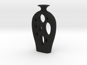 Vase 1317S in Black Smooth PA12