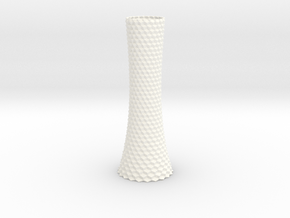 Vase 1004A in White Smooth Versatile Plastic