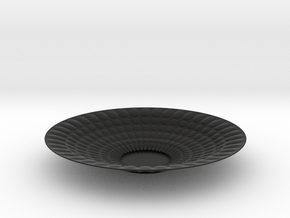 Plate Bowl 1345 in Black Smooth PA12