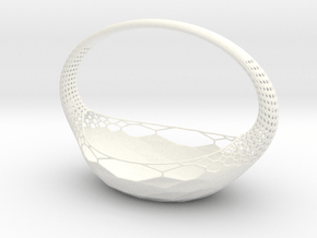 Cuna Vase Joni in White Smooth Versatile Plastic