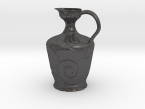 Vase 1830Nv in Dark Gray PA12 Glass Beads