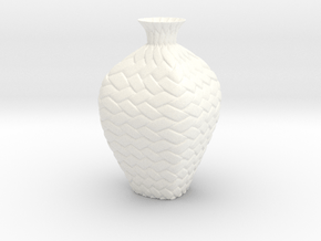 Vase 22338 in White Smooth Versatile Plastic