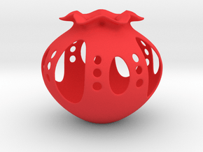 Vase 13233 in Red Smooth Versatile Plastic