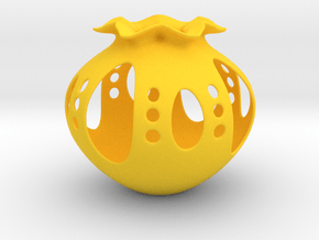 Vase 13233 in Yellow Smooth Versatile Plastic