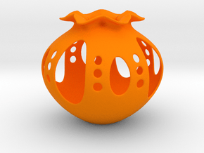 Vase 13233 in Orange Smooth Versatile Plastic