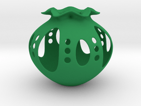 Vase 13233 in Green Smooth Versatile Plastic