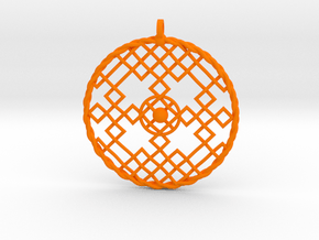 Ck Pendant 829 in Orange Smooth Versatile Plastic