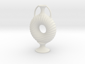 Vase R55 in White Natural TPE (SLS)