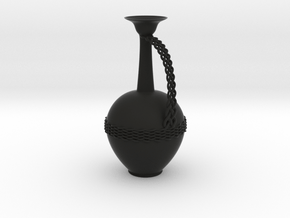 Vase 08311 in Black Smooth Versatile Plastic