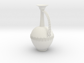 Vase 08311 in White Natural TPE (SLS)