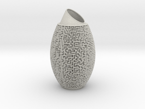 Maze Vase in Matte High Definition Full Color