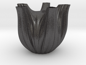 Vase 1752F in Dark Gray PA12 Glass Beads