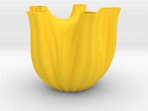 Vase 1752F in Yellow Smooth Versatile Plastic