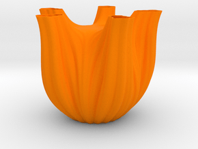 Vase 1752F in Orange Smooth Versatile Plastic