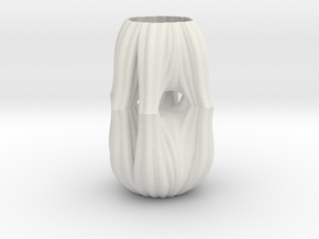 Vase 5411f in White Natural TPE (SLS)