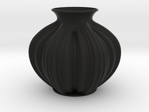 Vase 233232 in Black Smooth PA12