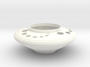 Bowl CC43 in White Smooth Versatile Plastic
