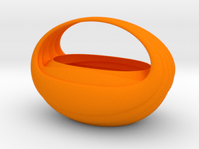 Cuna Vase in Orange Smooth Versatile Plastic