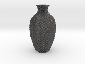 Vase Dr1111 in Dark Gray PA12 Glass Beads