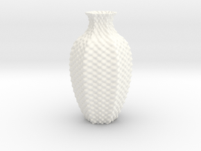 Vase Dr1111 in White Smooth Versatile Plastic